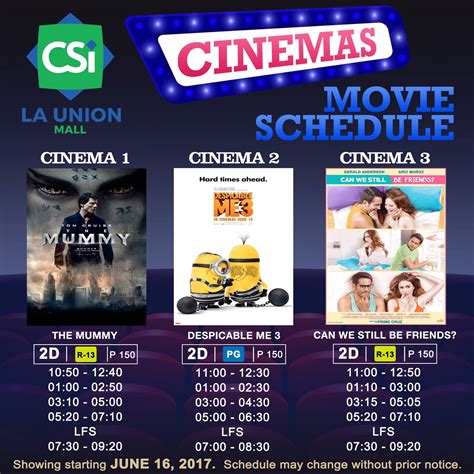 csi la union cinema|CSI Mall La Union Movie Schedule .